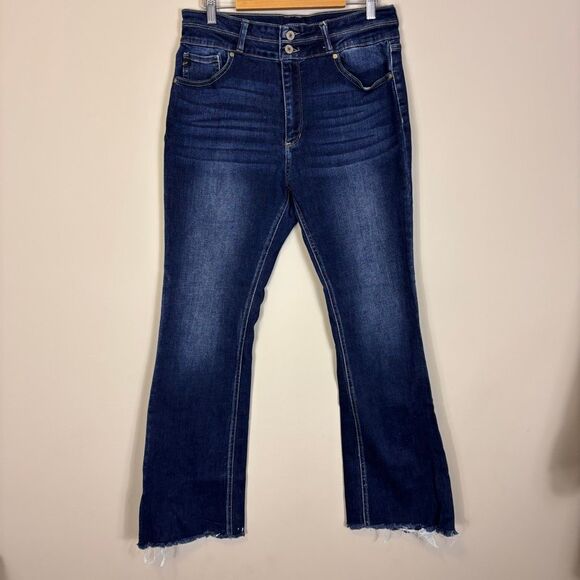 Kancan High Waisted Wide Leg Jeans Women's 30 - Picture 1 of 7